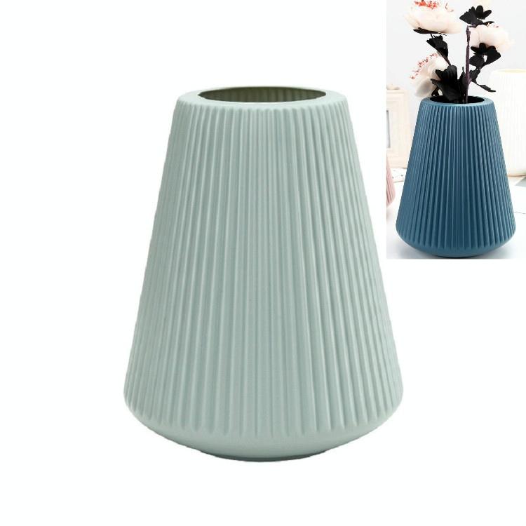 Decorative Wet and Dry Flower Vases for Creative Home Furnishings - Blue