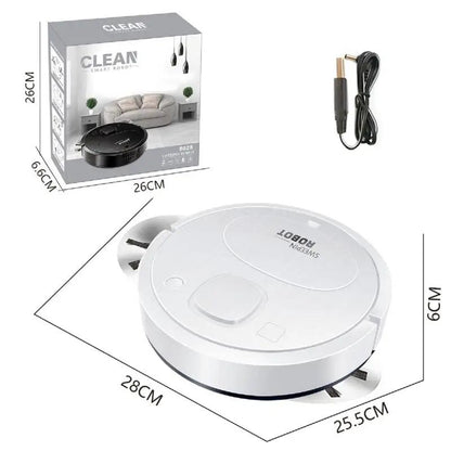 Smart Usb Charging Robot Vacuum Cleaner - Automatic Cleaning - White