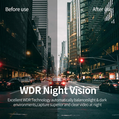 2k Hd Night Vision Car Recorder with Wifi and Single Recording