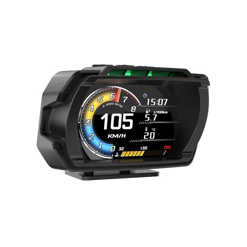 Car Obd Hud Lcd Speedometer Clear Display - English Version