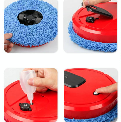 Smart Mopping Robot with Humidifier & Aroma Diffuser - Black