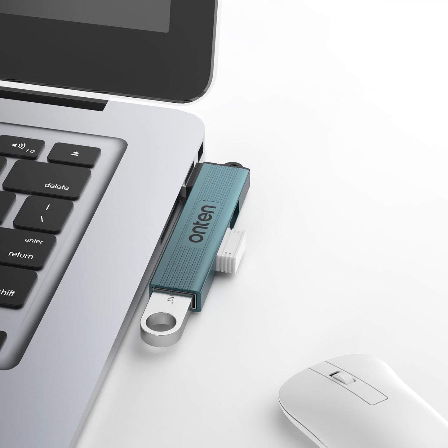 3-In-1 Usb 3.0 Hub Pine Green