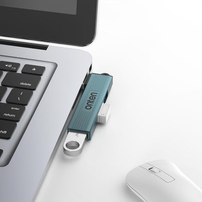 3-In-1 Usb 3.0 Hub Pine Green