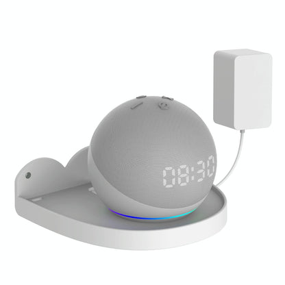 Wall Mount Set for Amazon Echo Dot 4 - 2 Pieces - White
