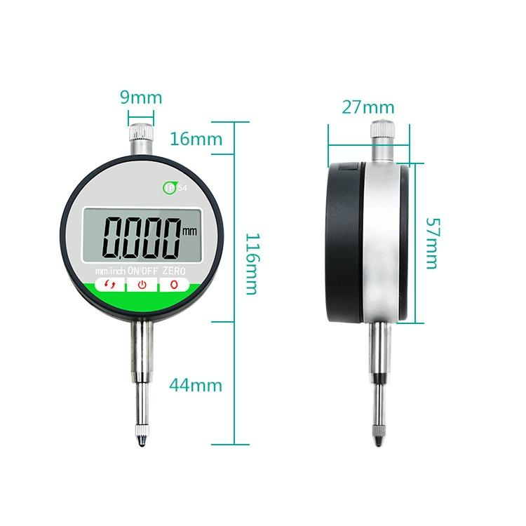 Waterproof Digital Dial Indicator for Stroke Measurement 0-12.7mm