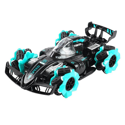 4wd Horizontal Spray Rc Car - 2.4g Remote Control - F1 Blue