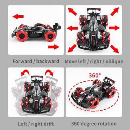 4wd Horizontal Spray Rc Car - 2.4g Remote Control - F1 Blue