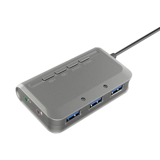 Usb 3.1 Three-Port Hub + 7.1 Voice Changer Sound Card For Ps5 / Ps4 Headset