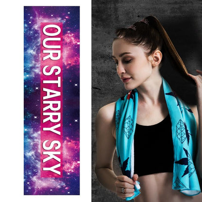Quick Drying Cooling Towel For Outdoor Sports 100 X 30Cm - Greenery