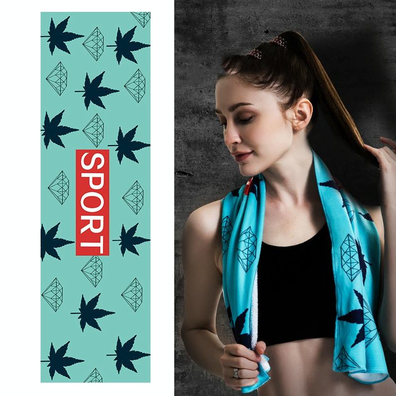 Quick Drying Cooling Towel For Outdoor Sports 100 X 30Cm - Greenery