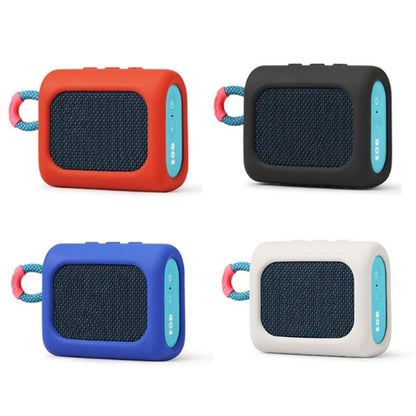 Protective Silicone Case for Jbl Go3 Speaker - Dust-proof and Anti-fall - Black