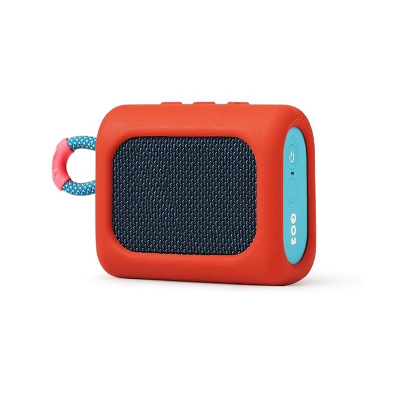 Protective Silicone Case for Jbl Go3 Speaker - Dust-proof and Anti-fall - Black