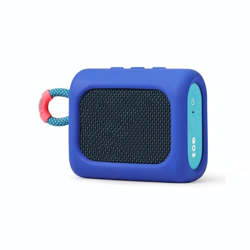 Protective Silicone Case for Jbl Go3 Speaker - Dust-proof and Anti-fall - Black