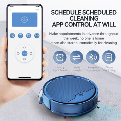 Intelligent Household Sweeping Robot with Path Charging - Max - Black
