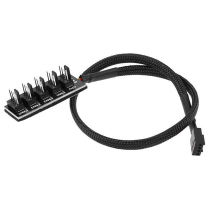 2-Port Pwm Fan Hub For Pc Chassis - A Drag Five