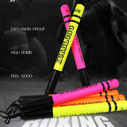 57Cm Sanda Stick For Speed Training And Fighting - Bright Orange - Brightening Orange