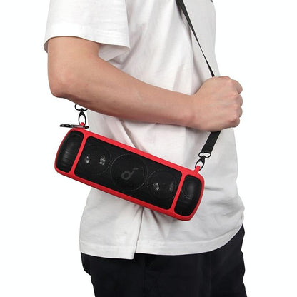 Silicone Case for Anker Soundcore Motion+ Bluetooth Speaker - Red
