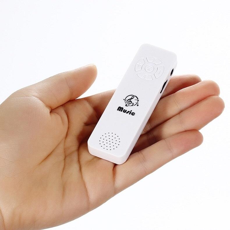 5 Piece Sports Running Mp3 Player With Tf Card Support - White