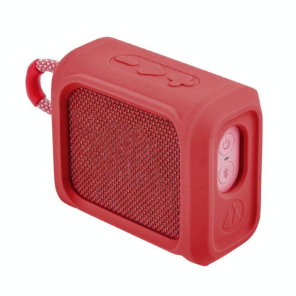 Portable Silicone Speaker Cover with Strap for Jbl Go3 - Red