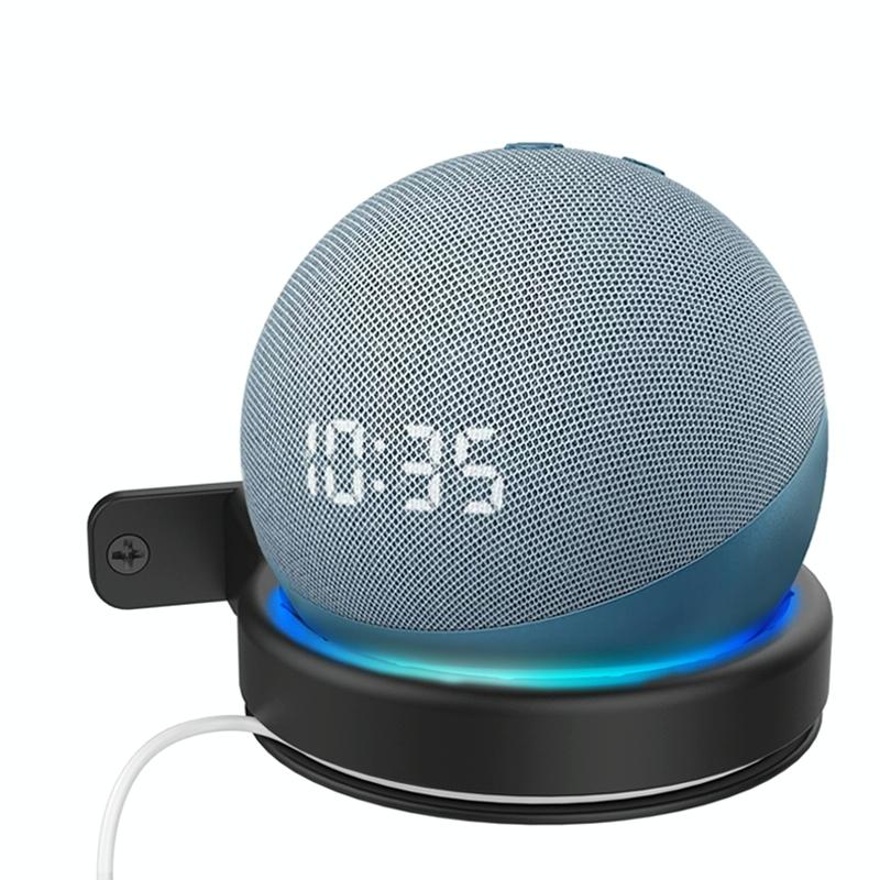 Ahastyle Wall Storage Stand - Compact and Versatile - White - For Amazon Echo Dot 3/4