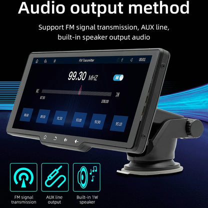 9.38 Inch Car Mp5 Player With Carplay / Android Auto - Portable Black