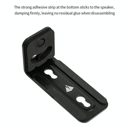 Non-slip Wall Bracket for Long Strip Speakers - Black