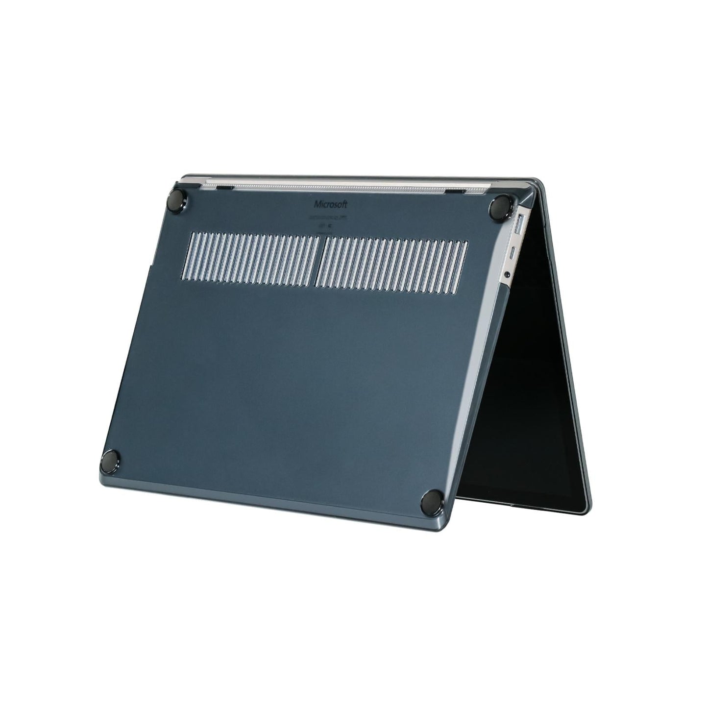 Flannelette Crystal Anti-drop Case for Microsoft Surface Laptop 13.5 Inch - Black
