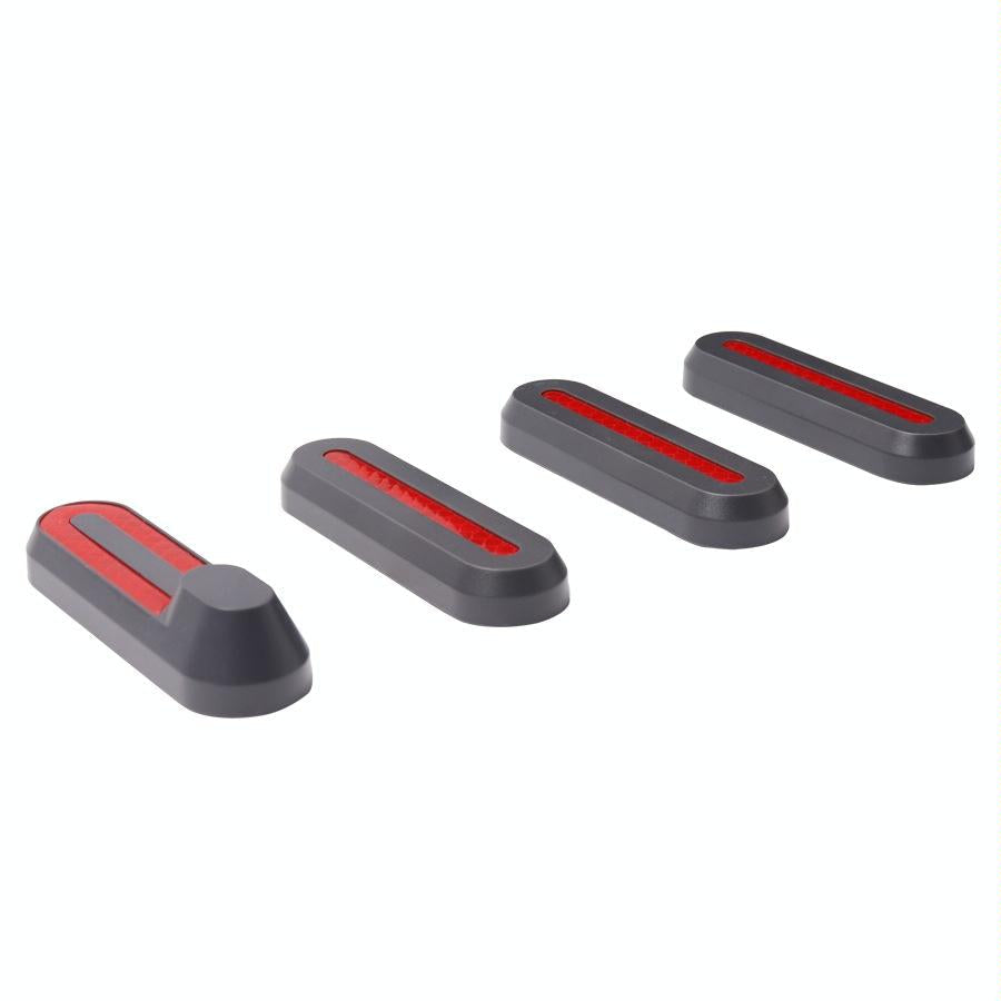 Xiaomi Mijia 1s / Pro Electric Scooter Wheel Cover Set with Reflective Strips - Black