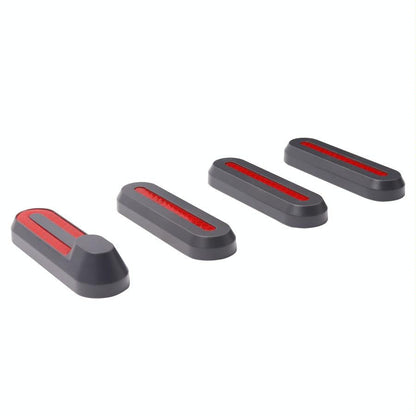Xiaomi Mijia 1s / Pro Electric Scooter Wheel Cover Set with Reflective Strips - Black