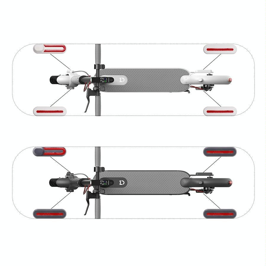 Xiaomi Mijia 1s / Pro Electric Scooter Wheel Cover Set with Reflective Strips - Black