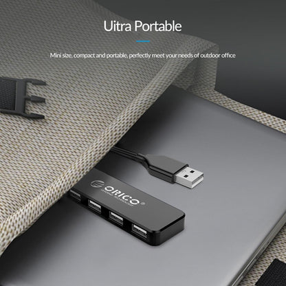4-Port Usb 2.0 Hub Converter Black