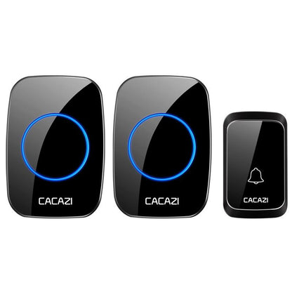Wireless Waterproof Doorbell Cacazi A06 Dc 1 To 2 Battery Smart Home - White