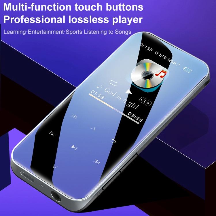 Portable Bluetooth Mp3 Player With Touch Screen 4Gb Memory Black