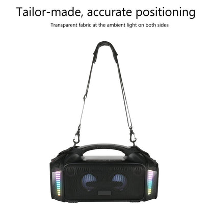 Protective Case for Tribit Stormbox Blast Speaker with Carrying Strap - Black