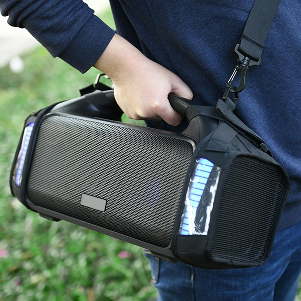 Protective Case for Tribit Stormbox Blast Speaker with Carrying Strap - Black