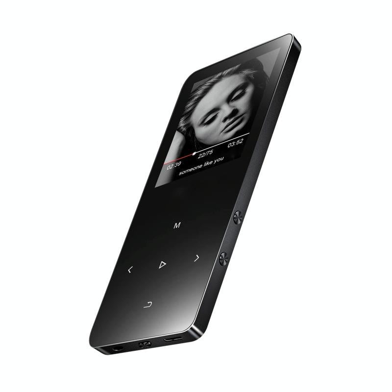1.8 Inch Metal Bluetooth Mp3 / Mp4 Player With Touch Screen 8Gb - 8Gb Black