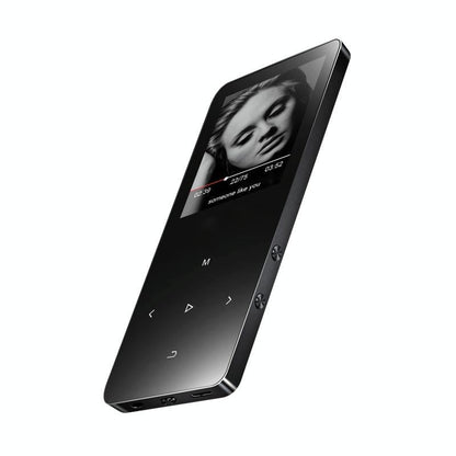 1.8 Inch Metal Bluetooth Mp3 / Mp4 Player With Touch Screen 8Gb - 8Gb Black
