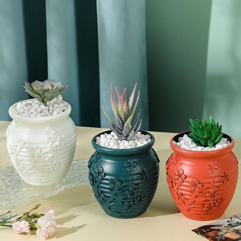 Hydroponic Vase for Home Flower Arrangements - Wet and Dry - Milk White