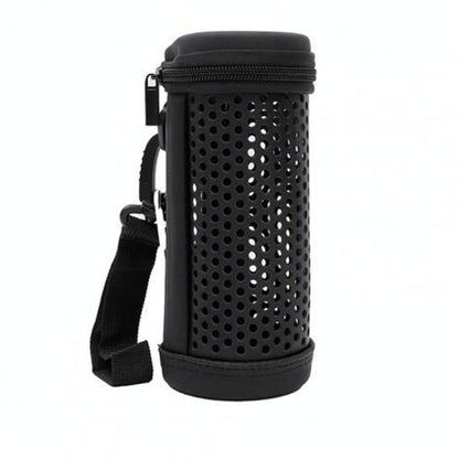 Kaleidoscope Hollow Protective Cover for Jbl Flip 5 Bluetooth Speaker - Black