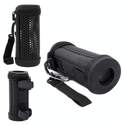 Kaleidoscope Hollow Protective Cover for Jbl Flip 5 Bluetooth Speaker - Black