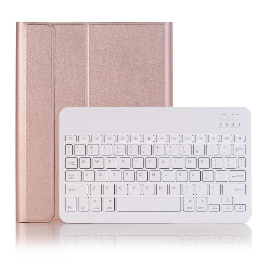 Bluetooth Keyboard Leather Tablet Case For Ipad Air 3 / Pro 10.5 / 10.2 - Detachable - Black