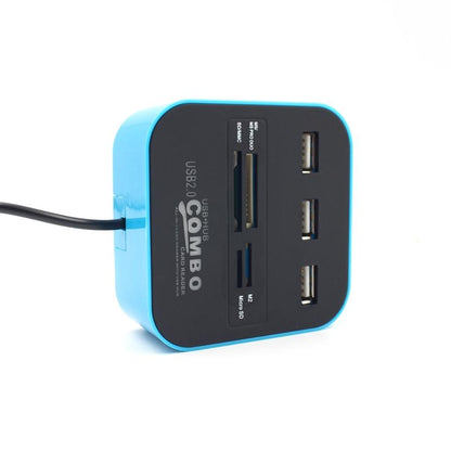 7-Port Usb 2.0 Hub With Built-In Card Reader