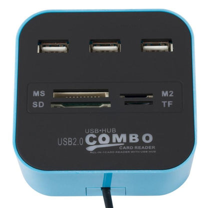 7-Port Usb 2.0 Hub With Built-In Card Reader