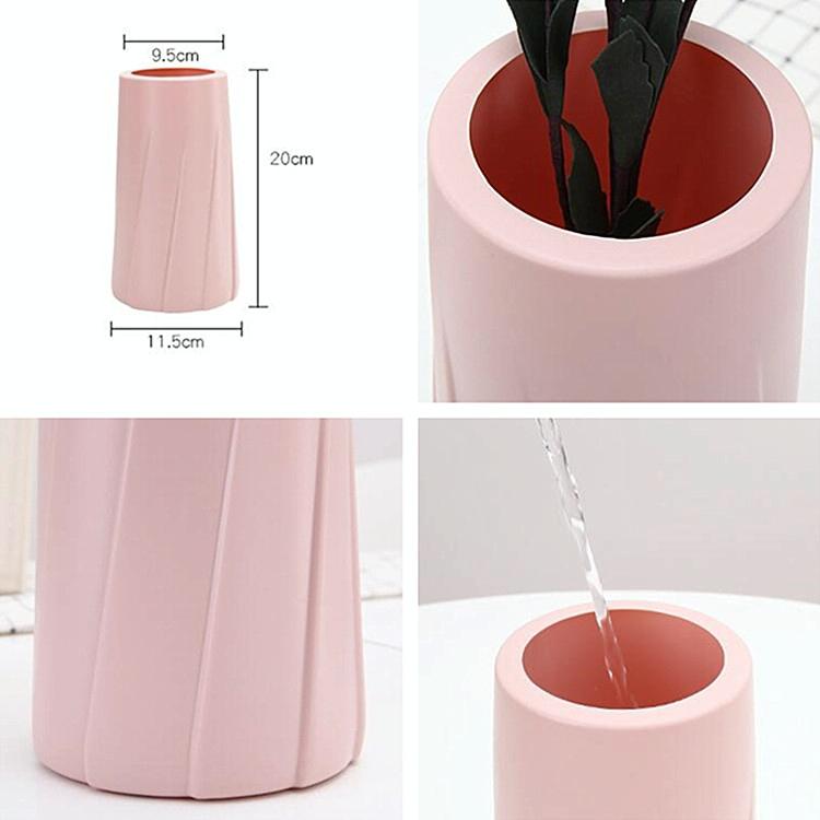 Creative Plastic Vase for Modern Decor - Simple Design - Blue