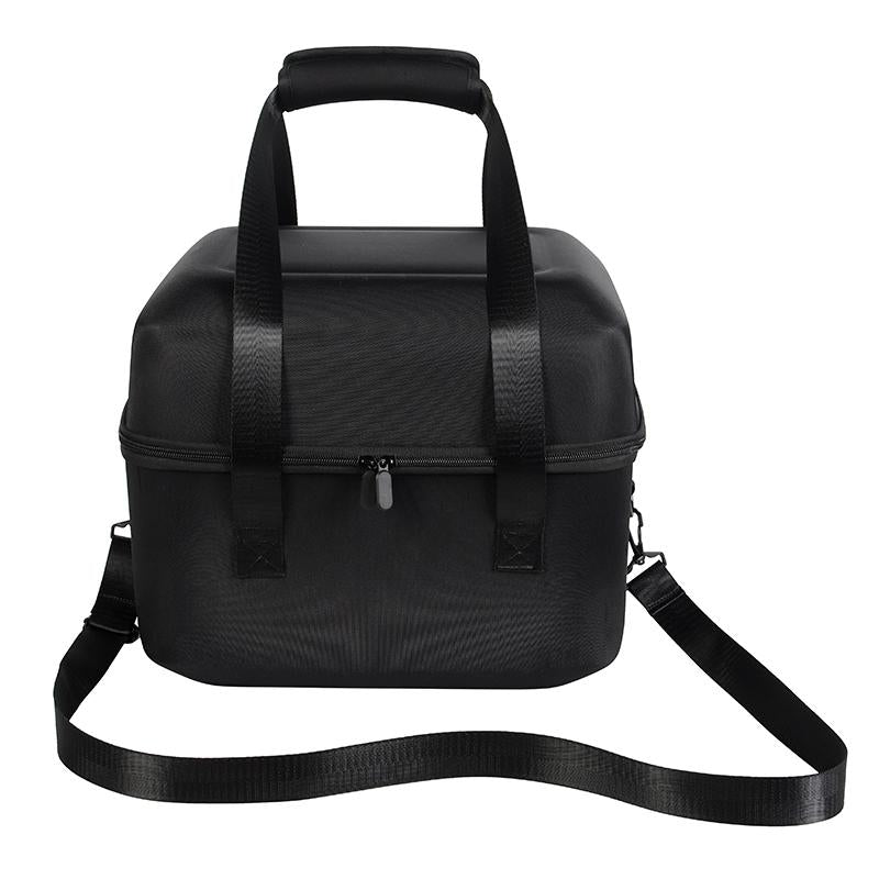 Shockproof Portable Carrying Case - Compact Design - Black + Orange