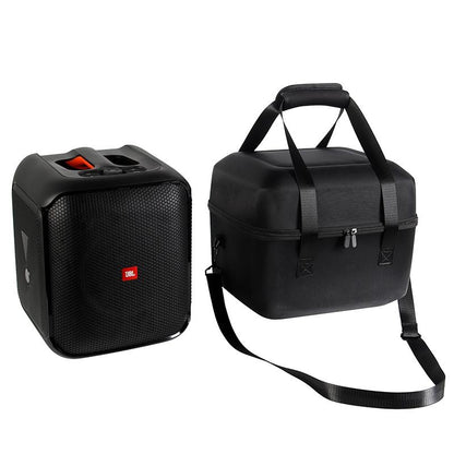 Shockproof Portable Carrying Case - Compact Design - Black + Orange