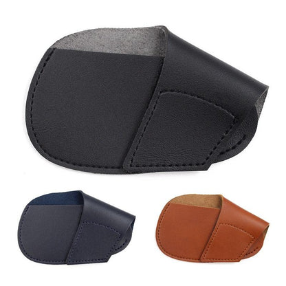 Leather Golf Club Cover Protective Cap For Clubs - Black