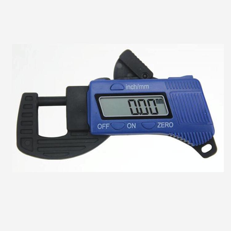 Digital Thickness Gauge for Professional Construction - Plastic - Red