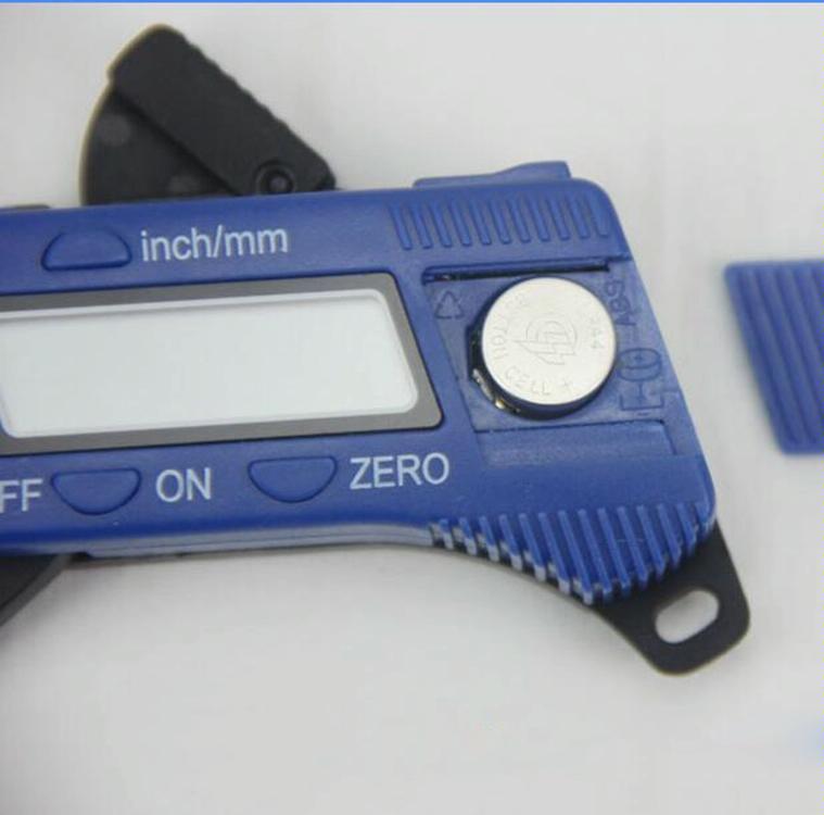 Digital Thickness Gauge for Professional Construction - Plastic - Red