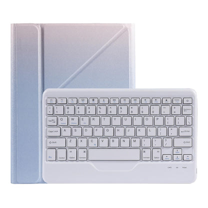 Bluetooth Keyboard Leather Case For Ipad 9.7 With Triangle Holder & Pen Slot - Black Diamond Pattern